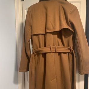 Gap Wool Camel Trench Coat; Large